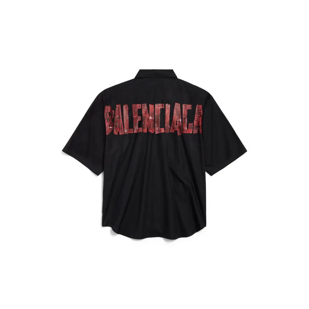 Security Tape Logo Short Sleeve Large Fit Shirt