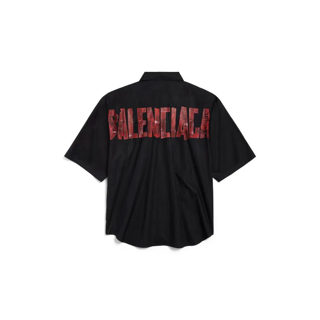 Security Tape Logo Short Sleeve Large Fit Shirt