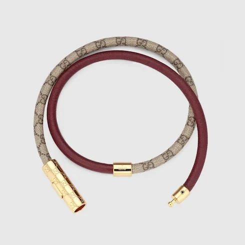 Double Bracelet With Gg Detail