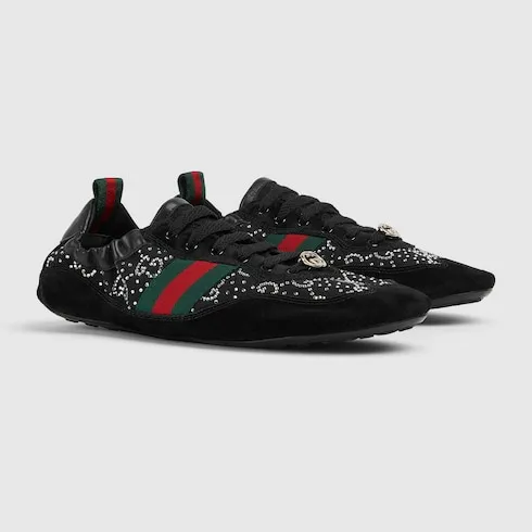 Gucci Shift Gg Crystal Sneaker