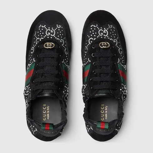 Gucci Shift Gg Crystal Sneaker