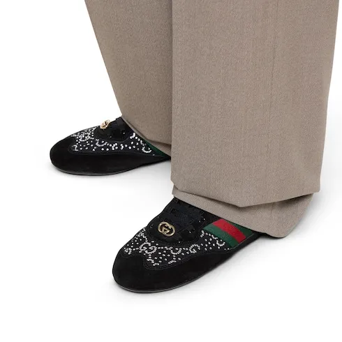 Gucci Shift Gg Crystal Sneaker