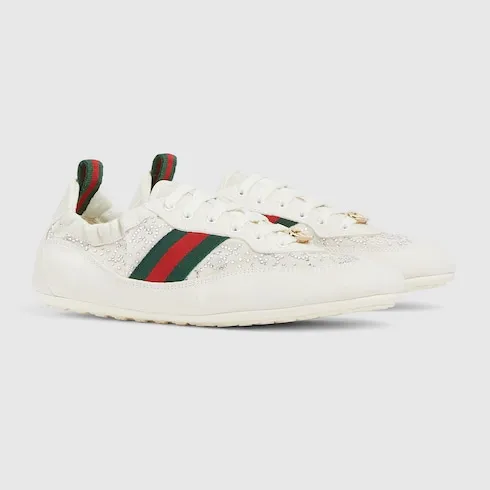 Gucci Shift Gg Crystal Sneaker