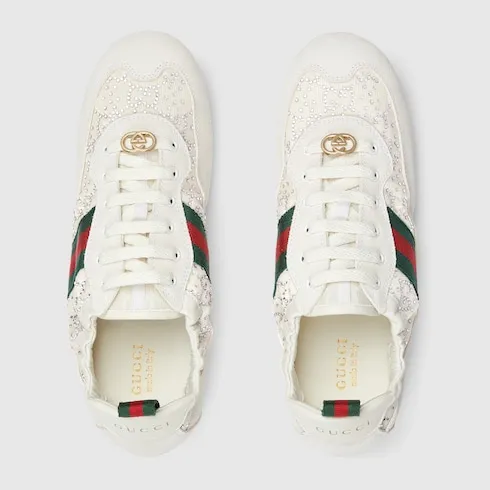 Gucci Shift Gg Crystal Sneaker