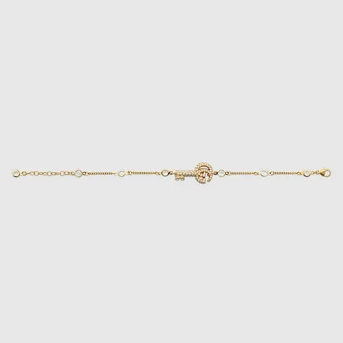 Gg Marmont Key Crystal Bracelet