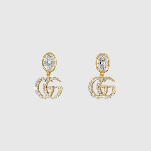 Gg Marmont Crystal Earrings