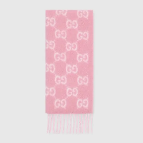 Gg Alpaca Wool Blend Scarf