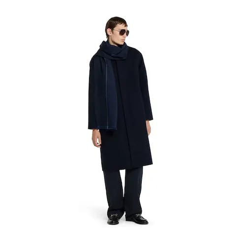 Gg Wool Jacquard Scarf