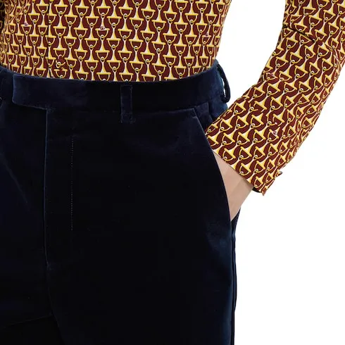 Stretch Cotton Velvet Pant