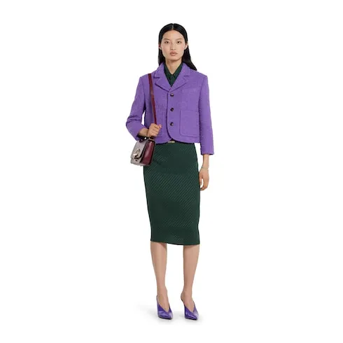 Interlocking G Silk Jacquard Skirt
