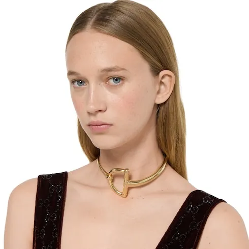Half Horsebit Necklace