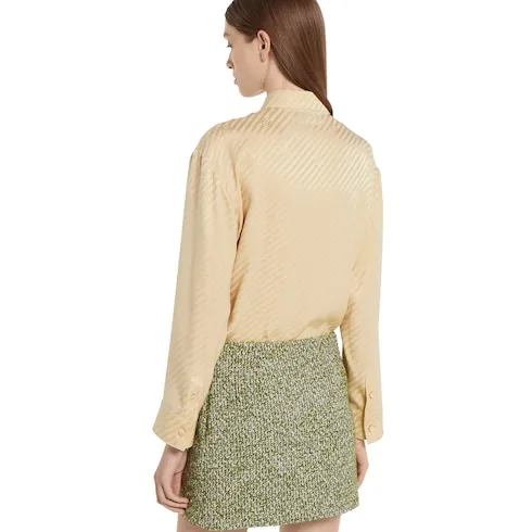 Interlocking Gg Silk Jacquard Shirt