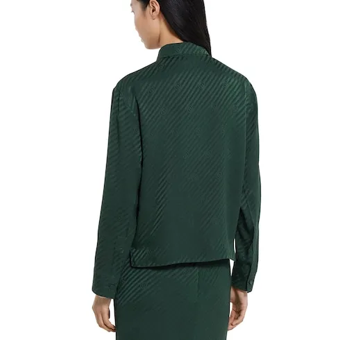 Interlocking Gg Silk Jacquard Shirt