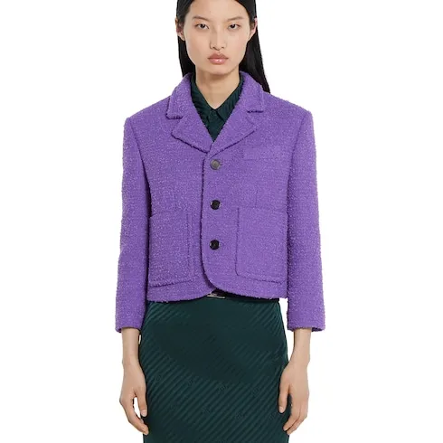 Wool Cotton Bouclé Jacket