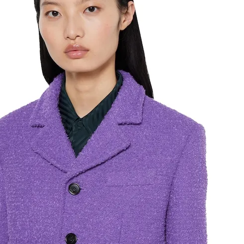 Wool Cotton Bouclé Jacket