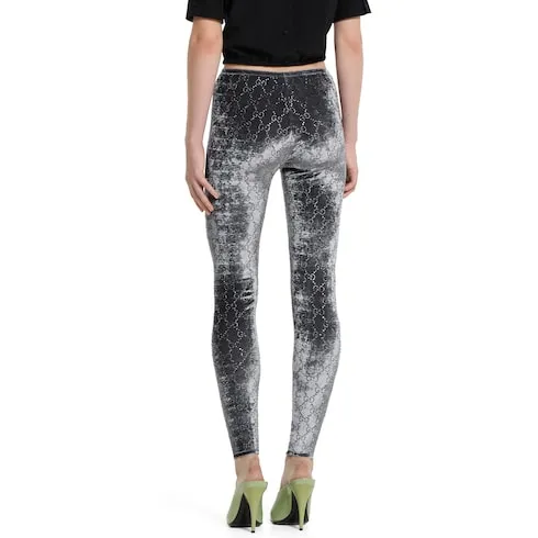 Gg Crystal Embroidered Leggings