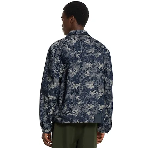 Gg Jacquard Denim Jacket