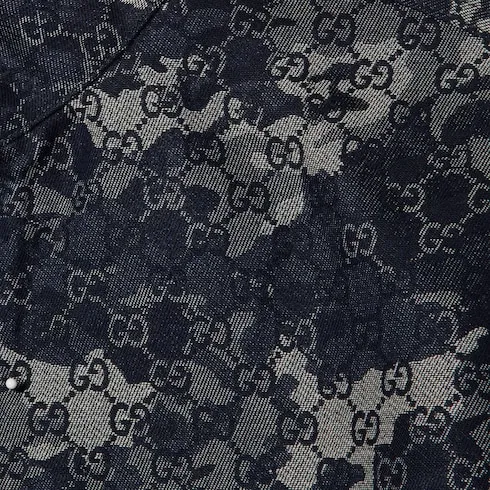 Gg Jacquard Denim Jacket