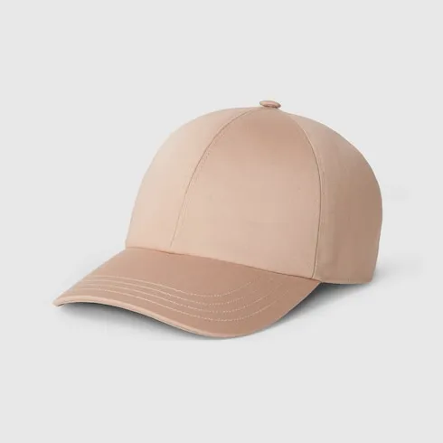 Cotton Baseball Cap With Embroidery