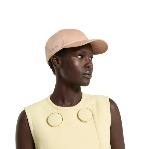 Cotton Baseball Cap With Embroidery