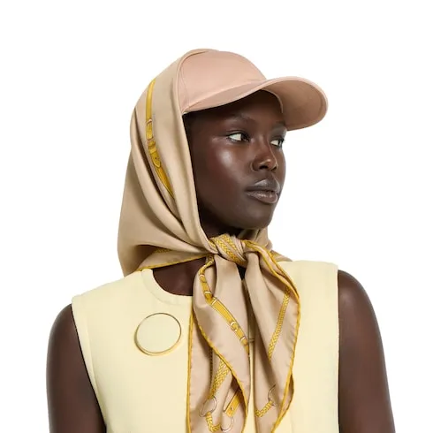 Cotton Baseball Cap With Embroidery