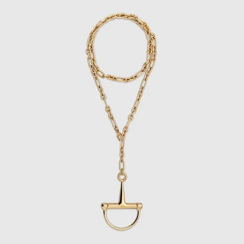 Half Horsebit Necklace