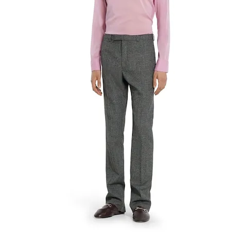 Wool Mouliné Pant