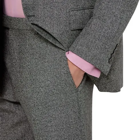 Wool Mouliné Pant