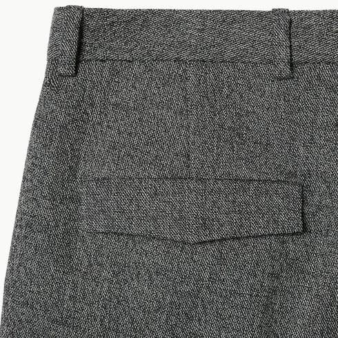 Wool Mouliné Pant