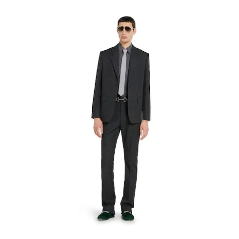 Wool Mouliné Pant