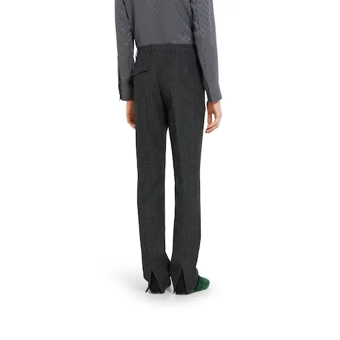 Wool Mouliné Pant