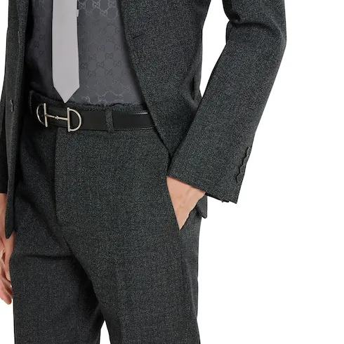 Wool Mouliné Pant
