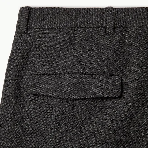 Wool Mouliné Pant