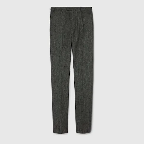 Wool Mouliné Pant