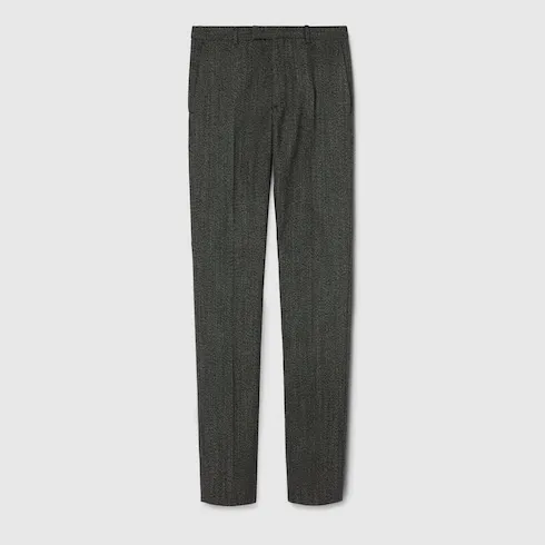 Wool Mouliné Pant