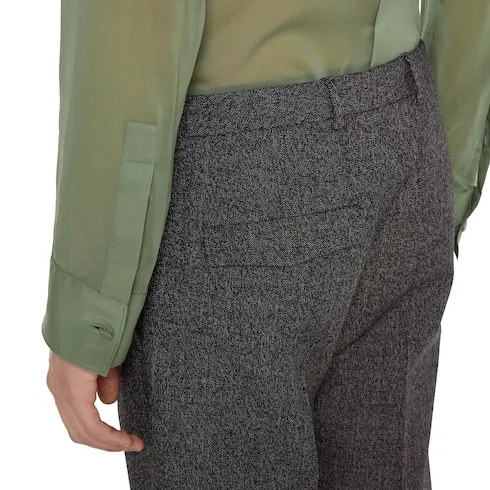 Wool Mouliné Pant