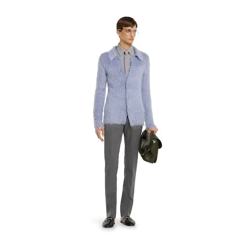 Heavy Wool Satin Pant