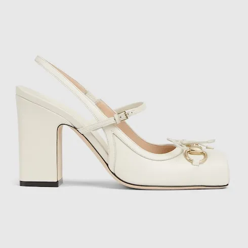 Gucci Horsebit Slingback Pump