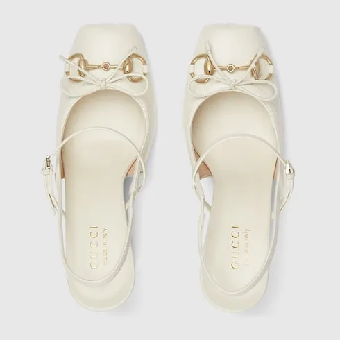 Gucci Horsebit Slingback Pump