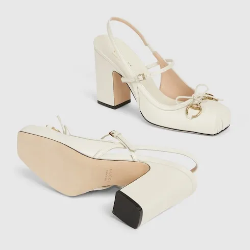 Gucci Horsebit Slingback Pump