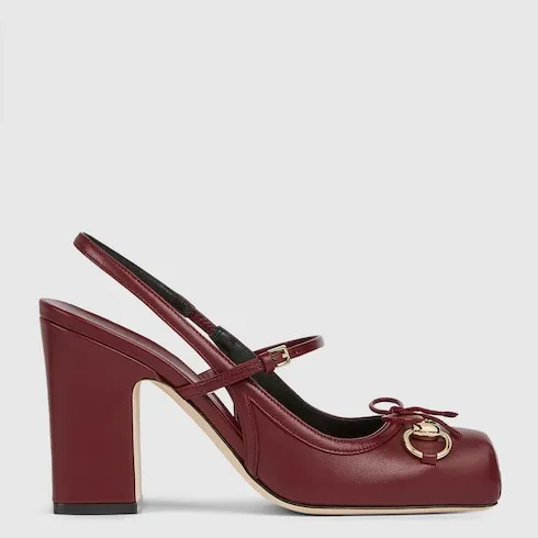 Gucci Horsebit Slingback Pump