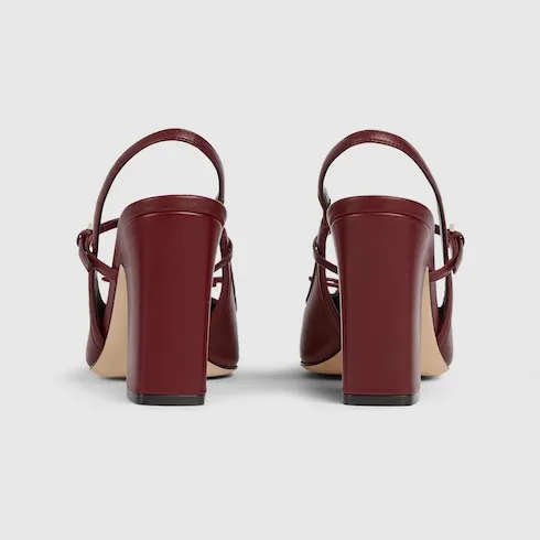 Gucci Horsebit Slingback Pump