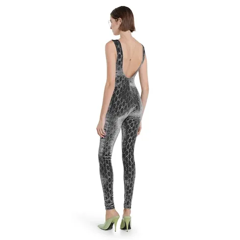 Gg Crystal Embroidered Jumpsuit