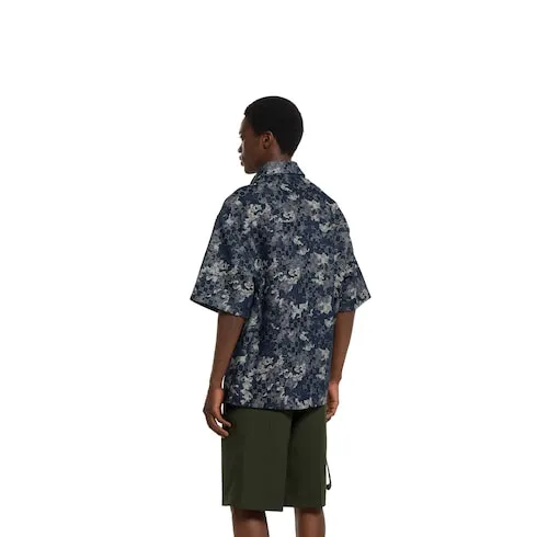 Gg Jacquard Denim Shirt