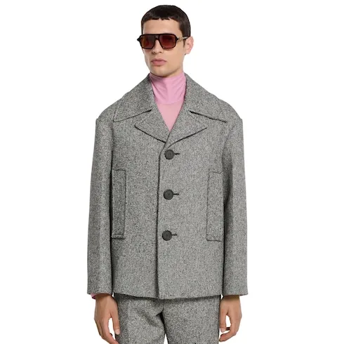 Double Cotton Wool Caban