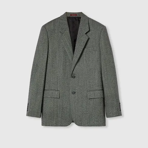 Wool Mouliné Jacket