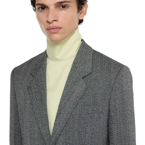 Wool Mouliné Jacket