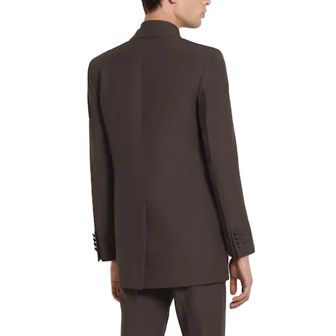Double-Breast Technical Panama Jacket