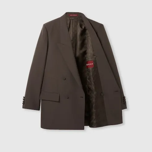 Double-Breast Technical Panama Jacket