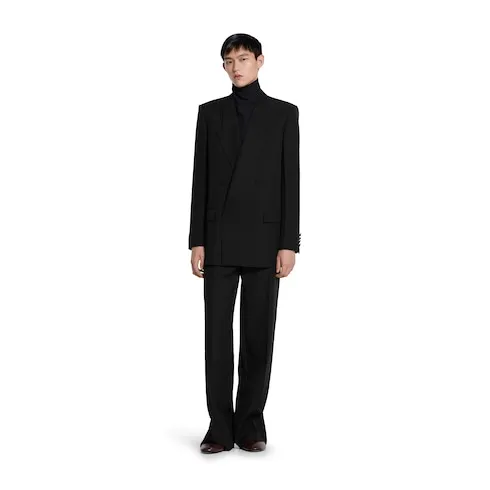 Double-Breast Technical Panama Jacket
